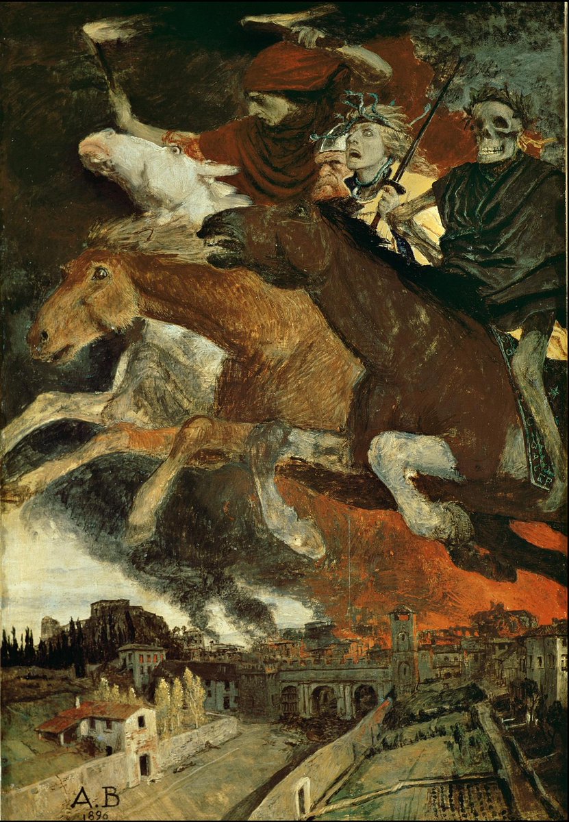joanpopejoan's tweet photo. The Plague, 1898
The War, 1896

by Arnold Böcklin https://t.co/6cwt79Uef6