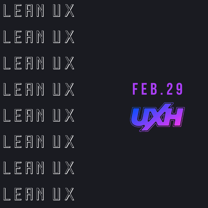 HelpersUx's tweet photo. Let's Talk About Lean UX! Tomorrow's session will go over some lean UX practices and our speakers for the day will discuss some tactics and different approaches to applying this methodology to your workflow. #uxhelpers 
https://t.co/nlmq3tf4Tr https://t.co/Aqh7W2EswL