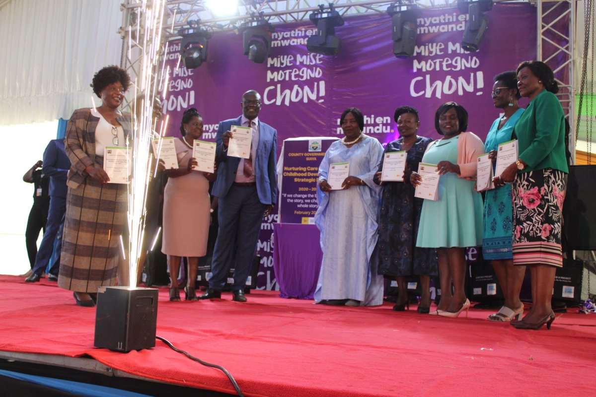 It all went well during the launch of Nurturing Care for ECD "Nyathi en Mwandu" Campaign and the strategic plan. It was one of its kind to have been witnessed anywhere!!! #nyathienmwandu #smartstartsiaya