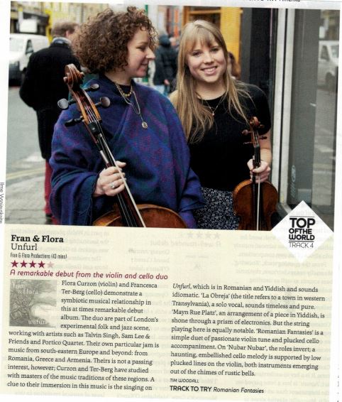 ★★★★ - @SonglinesMag String duo @FranandFlora have grown from strength to strength since the release of debut album Unfurl. Catch them at The Old Baths for a night of incredible music in a gorgeous venue. Tickets: bit.ly/317nKax