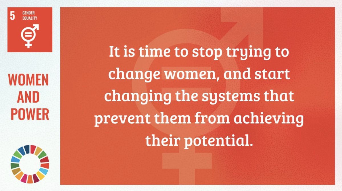 TheGlobalGoals's tweet image. .@UN Secretary-General @antonioguterres on #Goal5 Gender Equality 

"Women have equaled and outperformed men in almost every sphere. It is time to stop trying to change women, and start changing the systems that prevent them from achieving their potential."