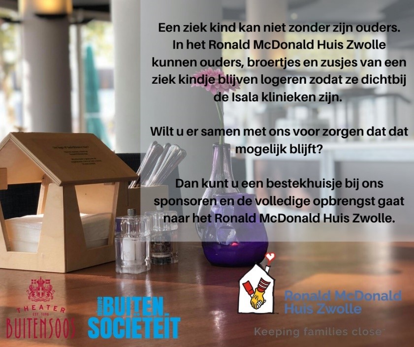 -Zeldzameziektendag 2020-

Oftewel International Rare Disease Day. Jaarlijks op de laatste dag van februari wordt er aandacht gevraagd voor zeldzame ziektes en de gevolgen daarvan voor patiënten.

Wil je ook het goede doel steunen? Mail naar info@nieuwebuitensocieteitzwolle.nl