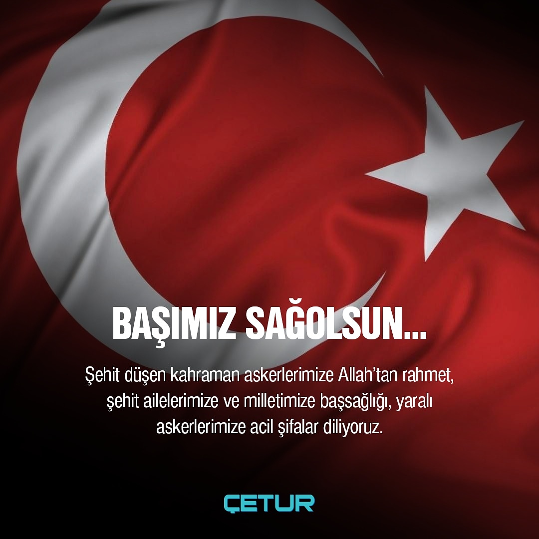 ceturturkiye's tweet photo. Şehit düşen kahraman askerlerimize Allah'tan rahmet, şehit ailelerine ve milletimize başsağlığı, yaralı askerlerimize acil şifalar diliyoruz.
#Idlib https://t.co/ZocRSUl4Jq