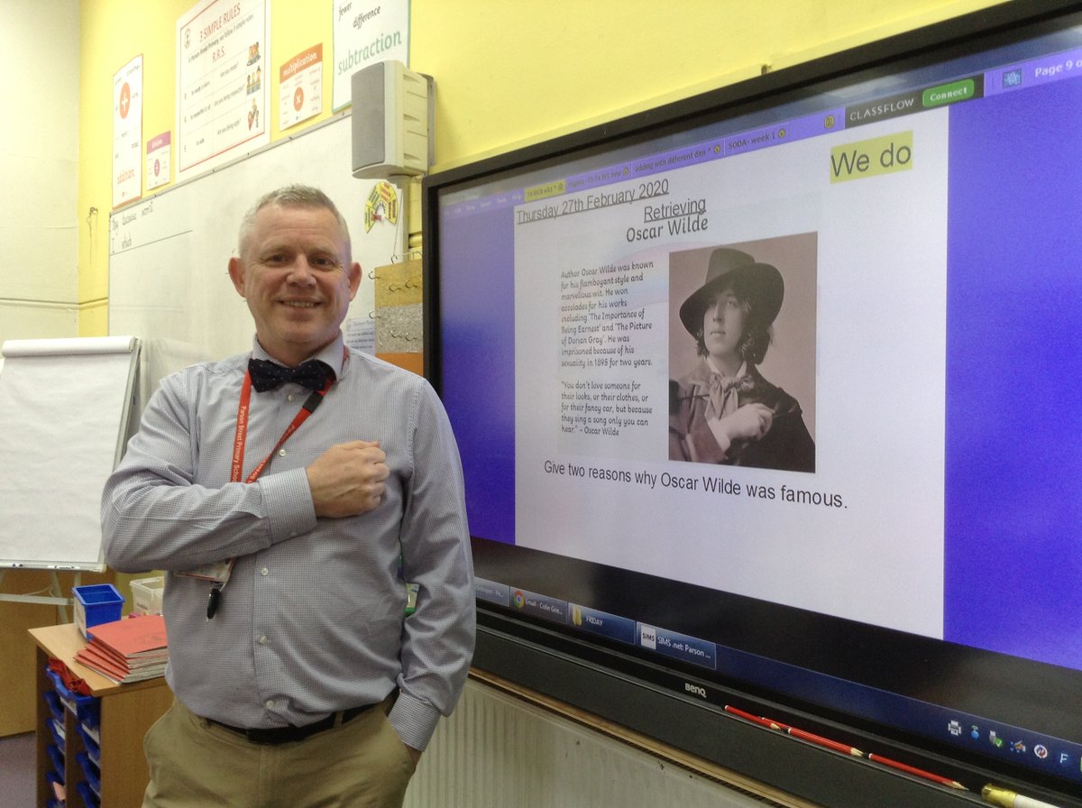 EmJaneHill's tweet photo. Parson Street staff getting in the spirit for Rainbow Day. We have had some amazing lessons this week for LGBT+ History month and are celebrating today in a very colourful way! #LGBTHM2020 @parsonstreet https://t.co/Yn5goxHk88
