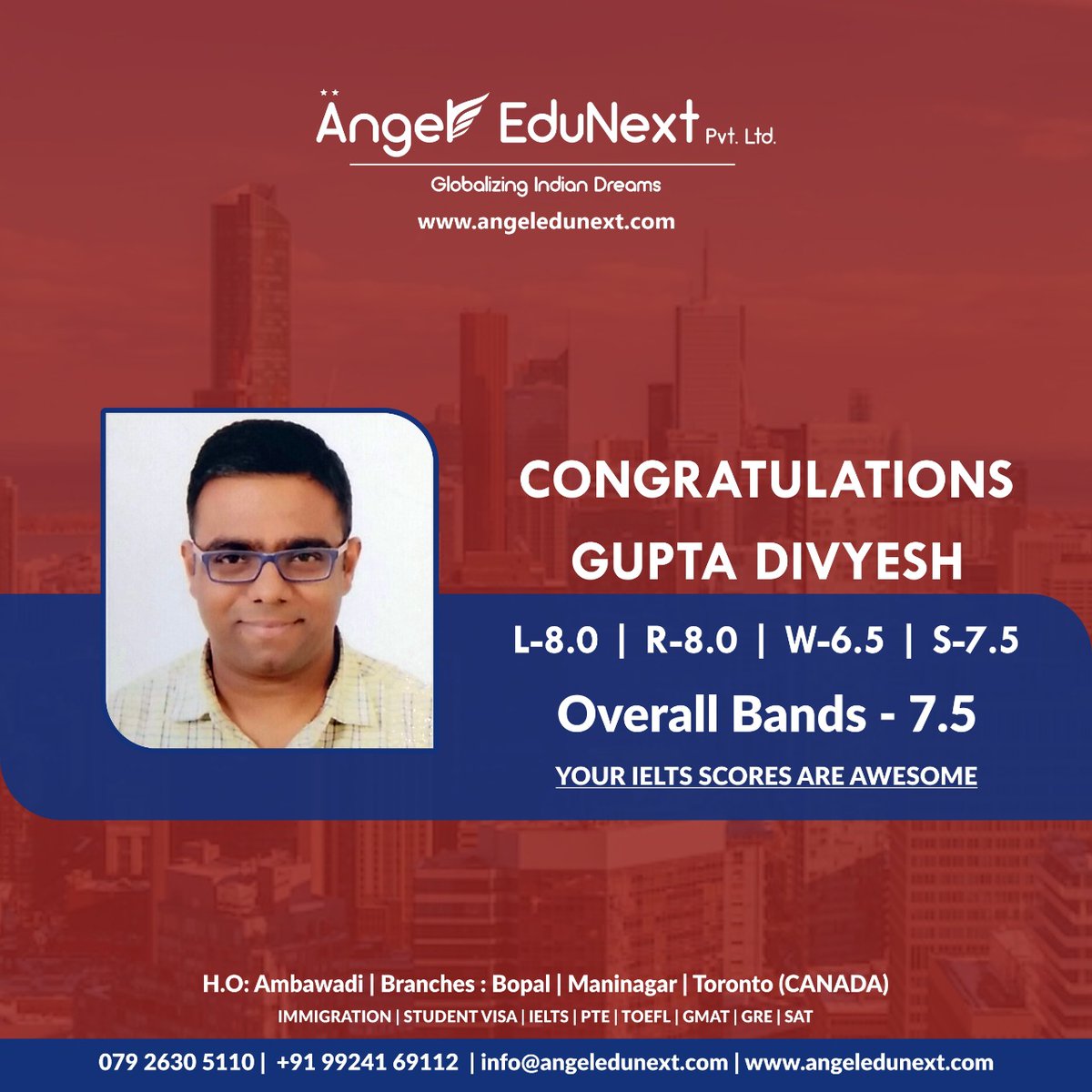 AngelEdunext's tweet photo. 📞9924169112
Visit: https://t.co/3cngy60Q1S
#AngelEduNext #IELTS #Reading #Listening #Writing #Speaking # IELTSCoaching #IELTSStudy #IELTSAcademy #BestIELTSCoachinginAhmedabad #PartheshThakkar https://t.co/Tl9kVSSirK