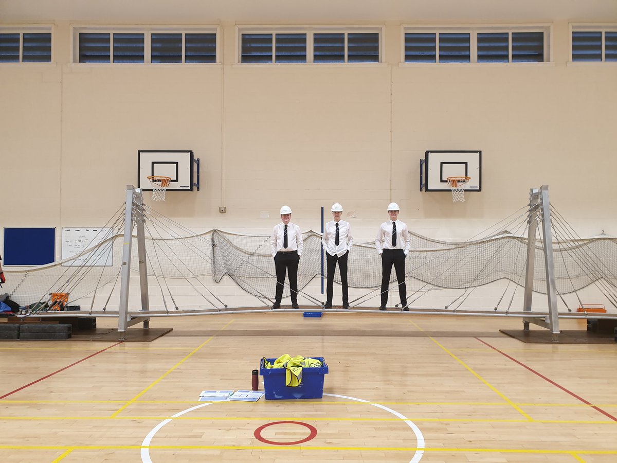 S4 pupils applying their Maths and Physics knowledge to Bridge Building. We name this bridge - Bridget the Midget Bridge!