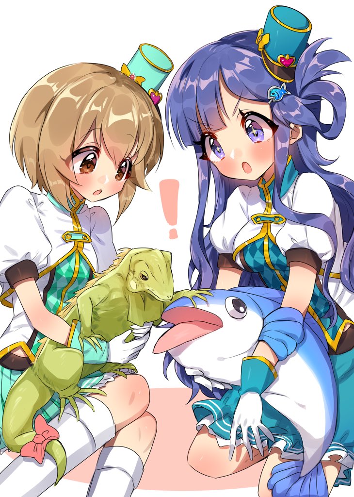 adatixp's tweet photo. 小春ちゃんと七海ちゃん〜！
ヒョウくんとサバオリくんも交流して〜という気持ち https://t.co/vR3dNw9tNu