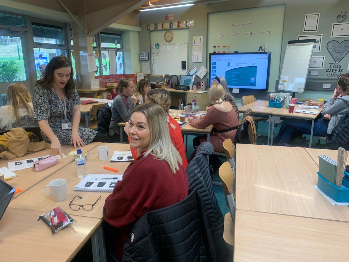 Herringthorpe's tweet image. Delivering our final ITT session of the week today - Humanities in the curriculum @Learners_First #ITT #Teachingschool #lotsofquestions