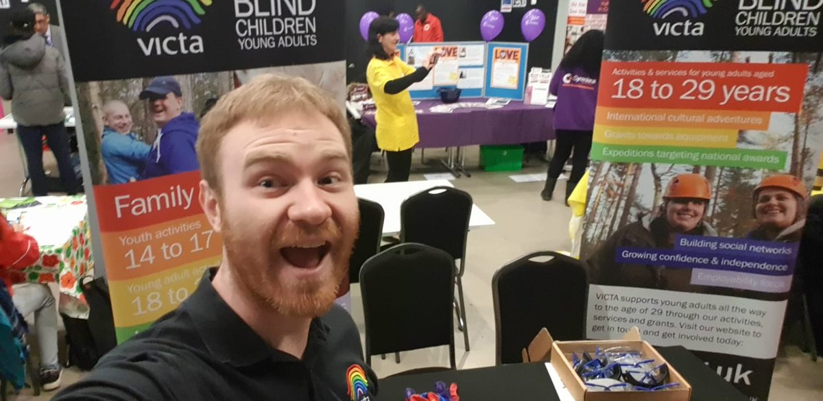 VICTAUK's tweet photo. John is at Coventry Universityโs #Volunteering Fair today, sharing all of our amazing opportunities for #volunteers! @cusu @covcampus @CUSUvolunteers #ThisIsCUSU Find our more here: https://t.co/NysoIukdGR https://t.co/2CIgb1Ht2y