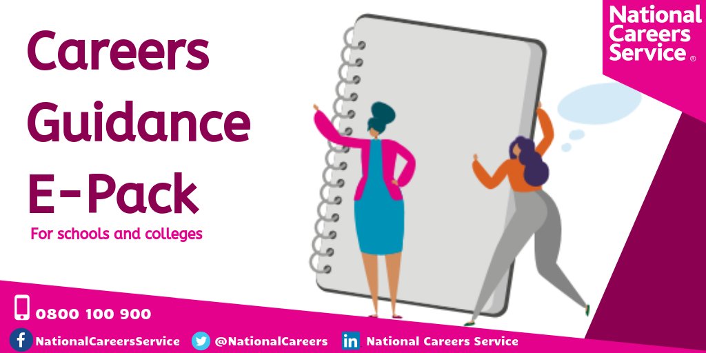 #NCW2020 is finally here 🙌 We're delighted to launch our latest E-Pack of #careers guidance resources. Packed with careers activities, lesson plans, parent support and more! Get your free pack today by calling 0800 100 900 or send us a DM. #MondayMotivation #NationalCareersWeek