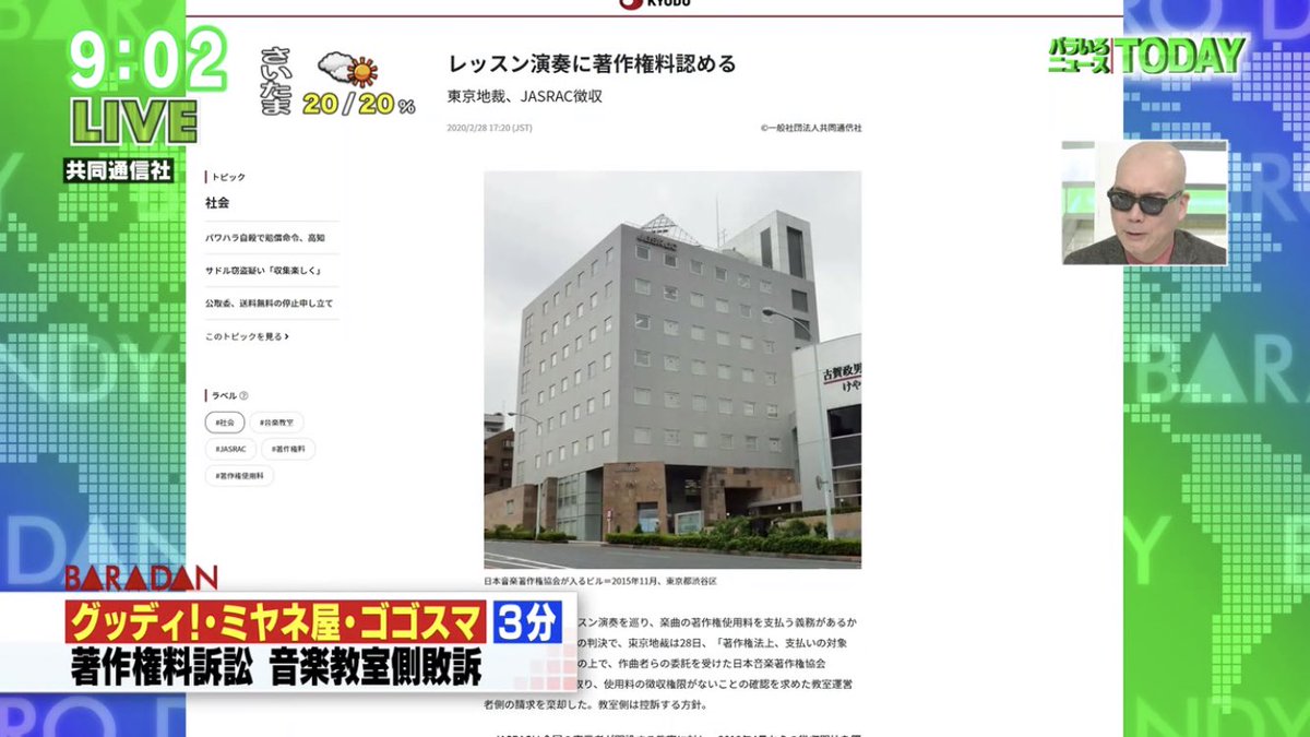 jasracに徴収権限 音楽教室側が控訴 社会 カナロコ By 神奈川新聞
