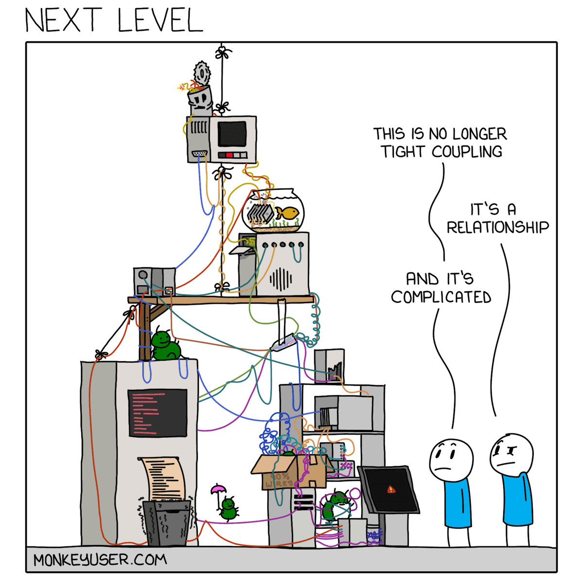 InfoQ's tweet image. Next level #programmerjoke [source: bit.ly/2SCzPlt]