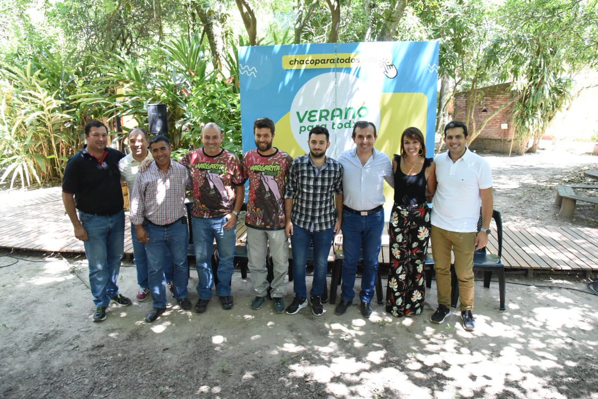 PhippsSergio's tweet photo. Junto a @chacocultura Mariela Quirós, @insturchaco, @arielybarra y @idch_deportes, Osvaldo Pérez, el sec. de cultura de Margarita Belén Celso González y representantes del Margarita Trail hicimos el lanzamiento de la carrera "La Nocturna" a realizarse el 14 de marzo. https://t.co/P8oV3CwpLY