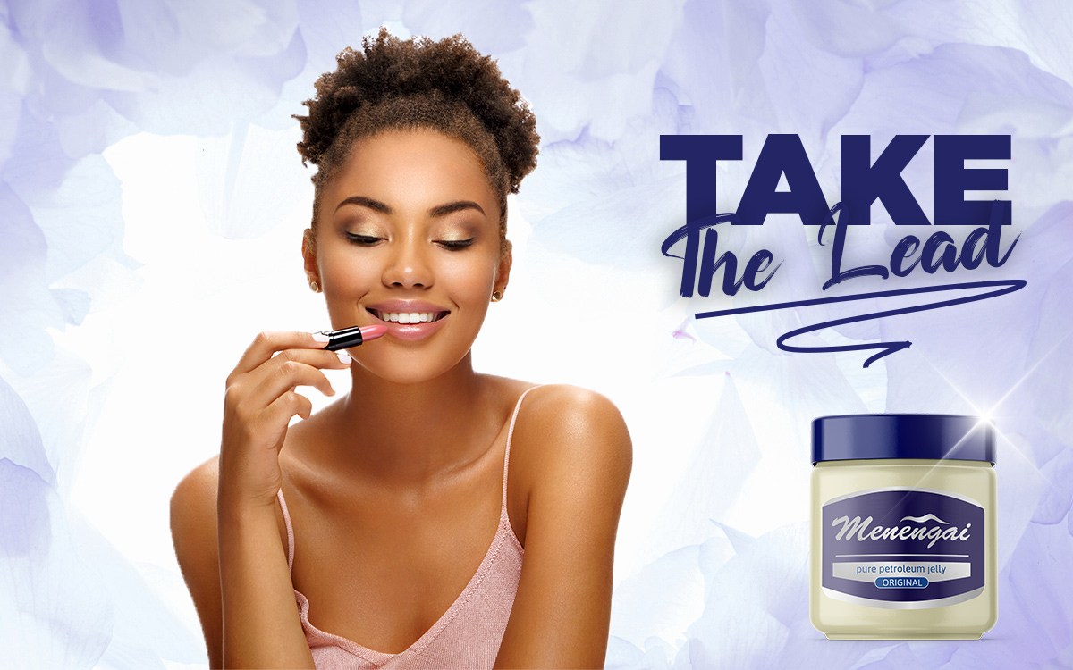 Beauty hack: Moisturise your lips before applying lipstick to replenish your pout.