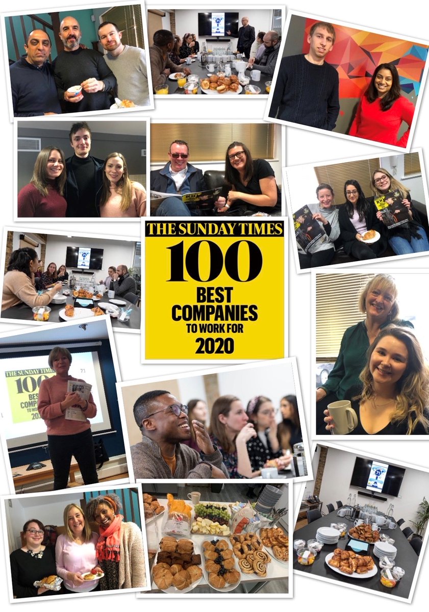 cellohealth's tweet photo. Fantastic to be marking #BestCompaniesDay with a celebratory breakfast in our UK offices as Cello Health makes the list for a second year #bestcompanies2020 

#bestcompaniestoworkfor #expertnavigation #pharma #biotech #healthcare #wearehiring #proudtoworkforcellohealth https://t.co/YBhOOJhIAR