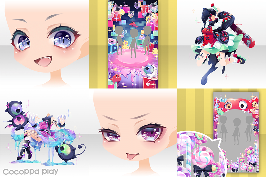 Cocoppa Play Offic Colorfulmonster Cute Monster Kawaii Pop Gacha Cocoppaplay ココプレ