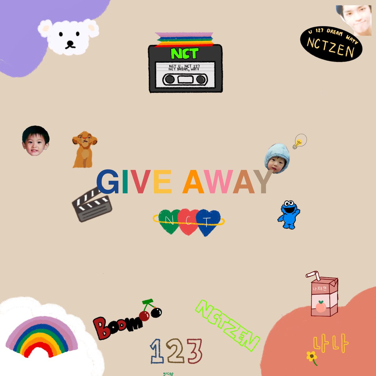 𝐆𝐢𝐯𝐞 𝐀𝐰𝐚𝐲 𝐒𝐭𝐢𝐜𝐤𝐞𝐫 + 𝐂𝐨𝐥𝐨𝐫 𝐂𝐨𝐝𝐞𝐬🖍🎨
{𝐩𝐥𝐬 𝐫𝐭 𝐟𝐨𝐫 𝐬𝐭𝐢𝐜𝐤𝐞𝐫🌻} 
🎟รีก่อนนำสตก.ไปใช้น้าา

 drive.google.com/drive/folders/…

🙅🏻‍♀️ห้ามนำไปใช้ในเชิงพาณิชย์ 
ปล.สีโค้ดหากไม่ชัดดูในไฟล์นะคะใส่pdfไว้ให้แล้ว
#แจกpng #goodnotes #nct #nct127 #nctdream #wayv