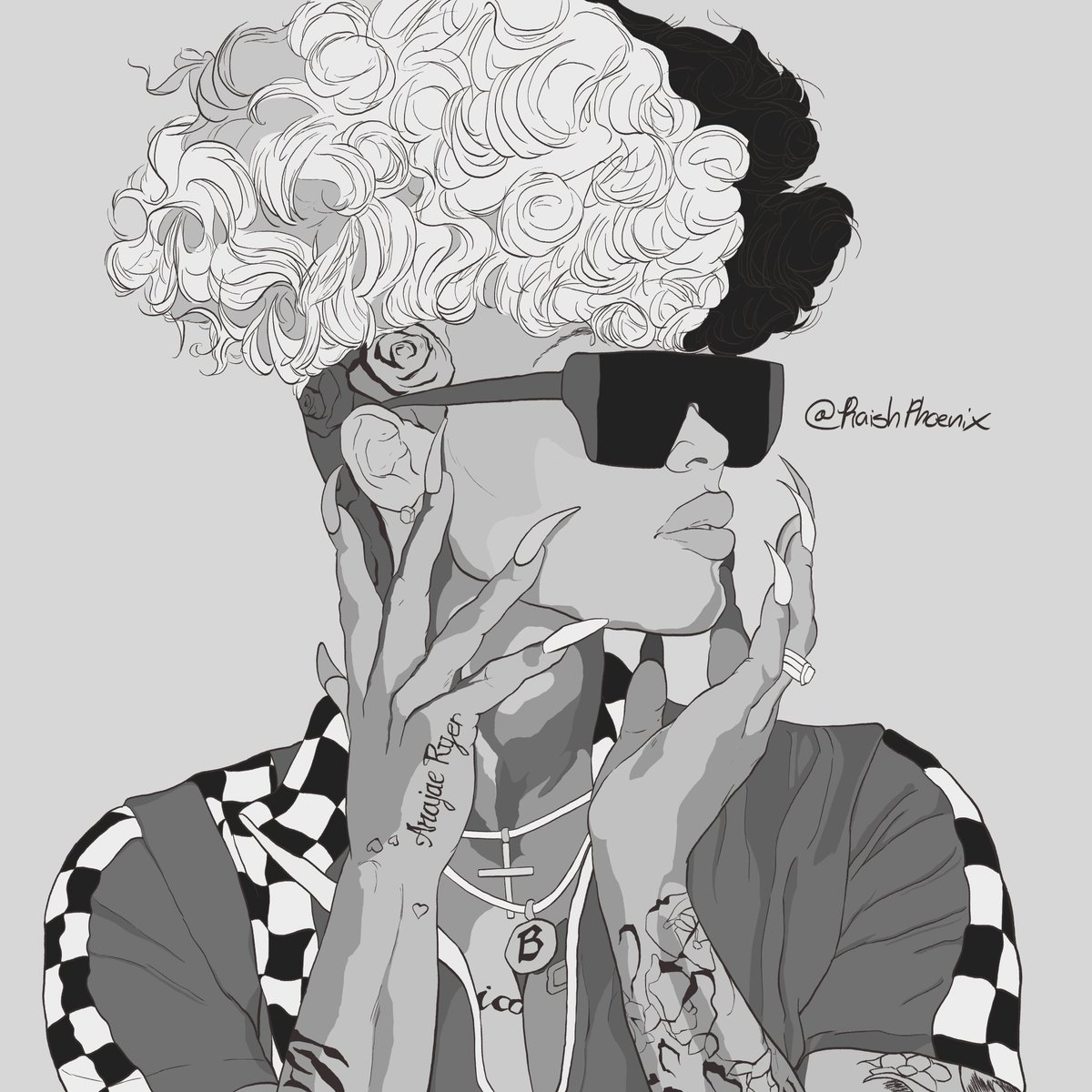 Raishphoenix's tweet photo. Hello #DrawingWhileBlack! I'm Raish Phoenix! A Freelance Digital Illustrator! I love working with line weight and bold colors! 🥰 

IG:https://t.co/9pZ2JlyreO
Patreon:https://t.co/hjzZpzhxE2
YouTube:https://t.co/WRCJeSCPW5
#Kehlani #SZA #TenchiMuyo #Ryoko #LondynnB #DigitalArt https://t.co/CdCkep7DKw