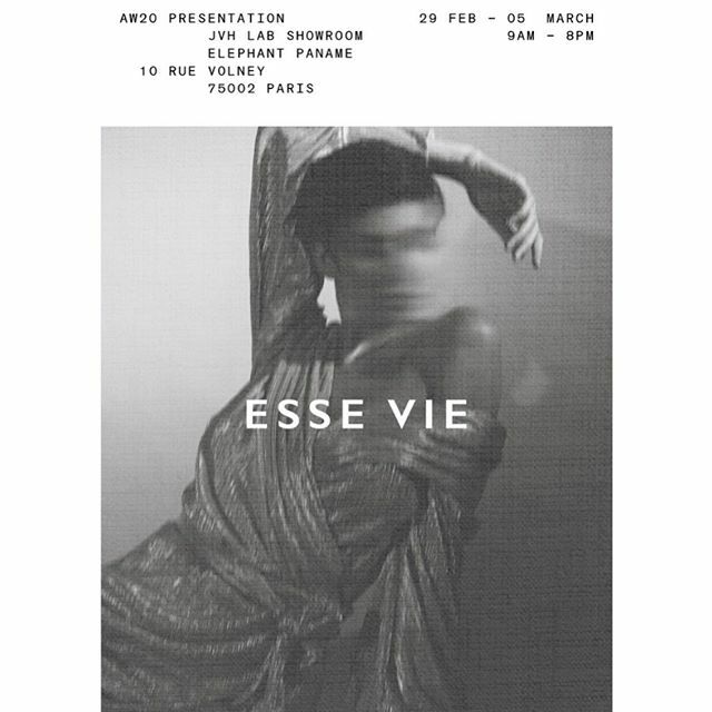 Starting tomorrow and until the 5th of March, we will be showcasing our new collection AW20 at @jvhlab_showroom. ✨ Come say hi! #essevie #essevielondon ift.tt/3ac5wrN