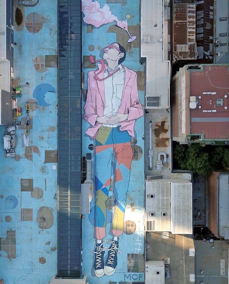 lovestreetart22's tweet photo. Amazing large scale work by Kitt Bennett in Melbourne,Australia.
(Photo by Artist)
#StreetArt #KittBennett #Australia https://t.co/xT75vzV6rn