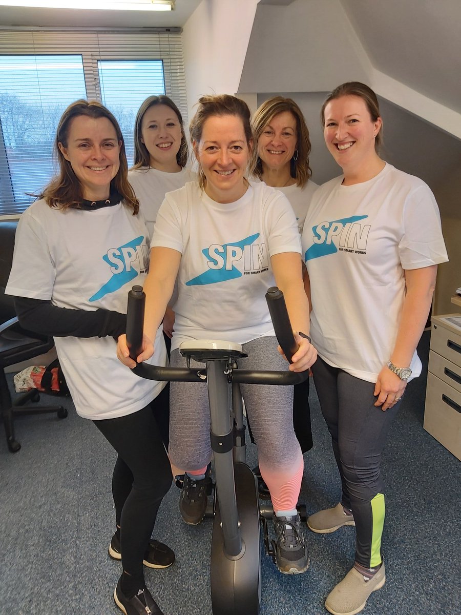 And we're off! 🚲🤞

Our mission is to cycle 500 miles on exercise and spin bikes in a week to raise money for Smart Works.

Please donate generously to this fantastic charity which very successfully supports women getting back into work.

justgiving.com/fundraising/an…