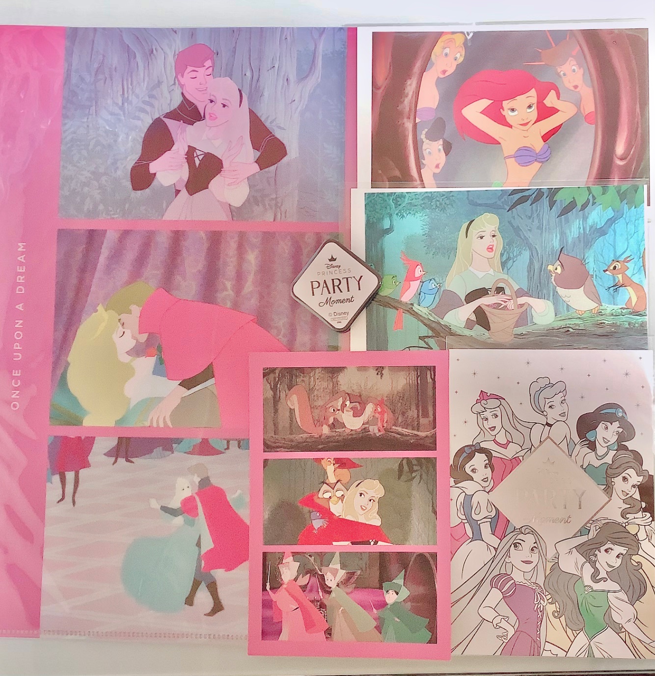 تويتر まる على تويتر ディズニープリンセスパーティーモーメントで買ったやつ 1枚目のやつは会場限定のポストカードとクリアファイル 00円以上 買ったらランダムでポストカード貰えるらしくて見事にオーロラでした 2枚目のアリエルwith姉のコップも