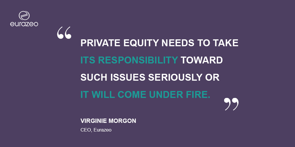 eurazeo's tweet photo. "Now is a critical time for #PrivateEquity to prove its worth", said our CEO @virginiemorgon at #IPEM2020. @business quotes Virginie and describes how #French private equity #firms must consider taking action on important issues like #ESG. Read more here: https://t.co/FcwXvtObwr https://t.co/qgbJPkdJOv