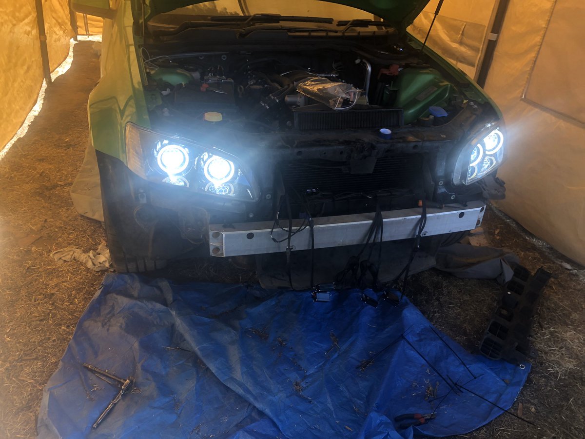 chucky618's tweet photo. So an update on my headlights apologies for the camera I had it set to potato quality 😂😂 https://t.co/uxyDmWsH9z