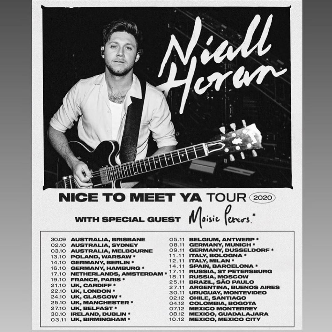 NJHNEWS2's tweet photo. IG|| mpdcustomgolf
Our good friend and client niallhoran 🇮🇪 of @modestgolfofficial kicking off his #nicetomeetya Tour in USA! Check out the dates! Brilliant Artist! #niallhoran #modestgolf #mpdcustomgolf
https://t.co/6NjgDpTXdw https://t.co/XB5NYpu6BK