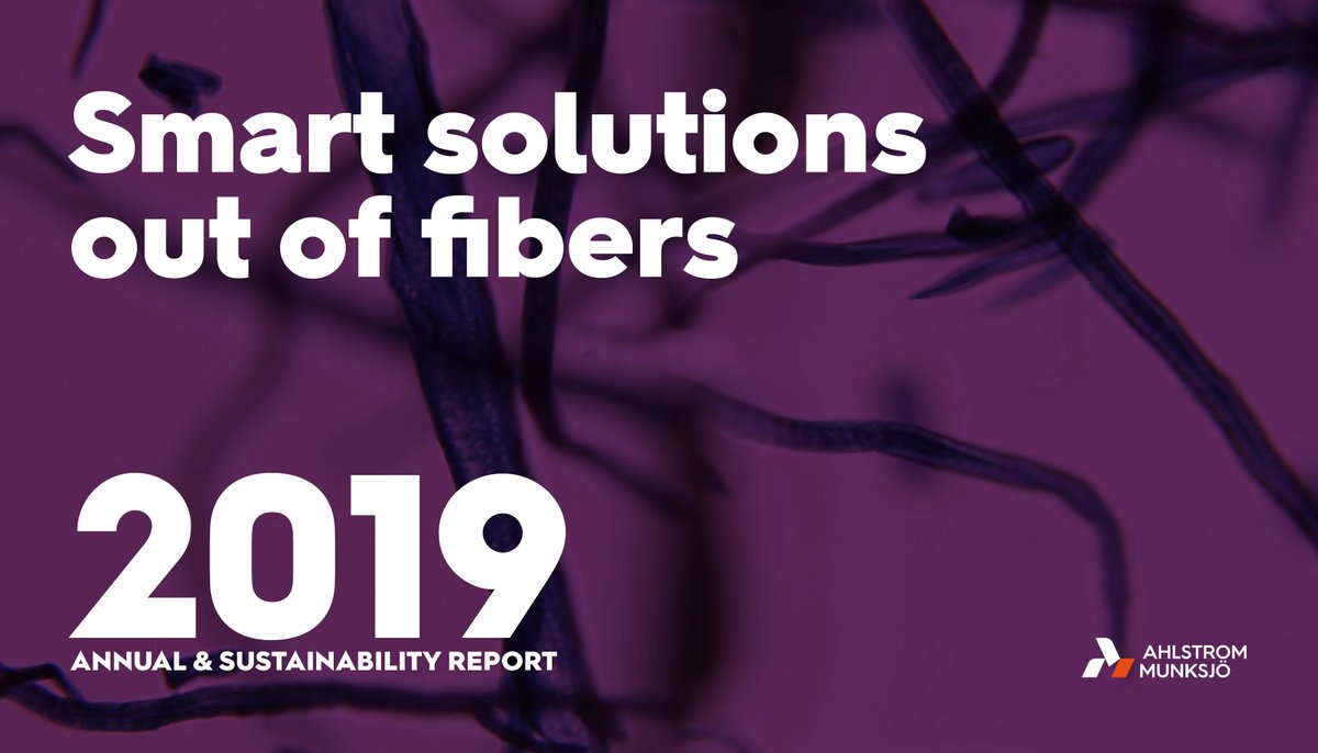 Our annual and sustainability report is published. In 2019, we integrated acquired businesses, implemented profit improvement actions, strengthened our company culture and actively developed our business portfolio. Read more: ahlstrom-munksjo.com/globalassets/i… #annualreport