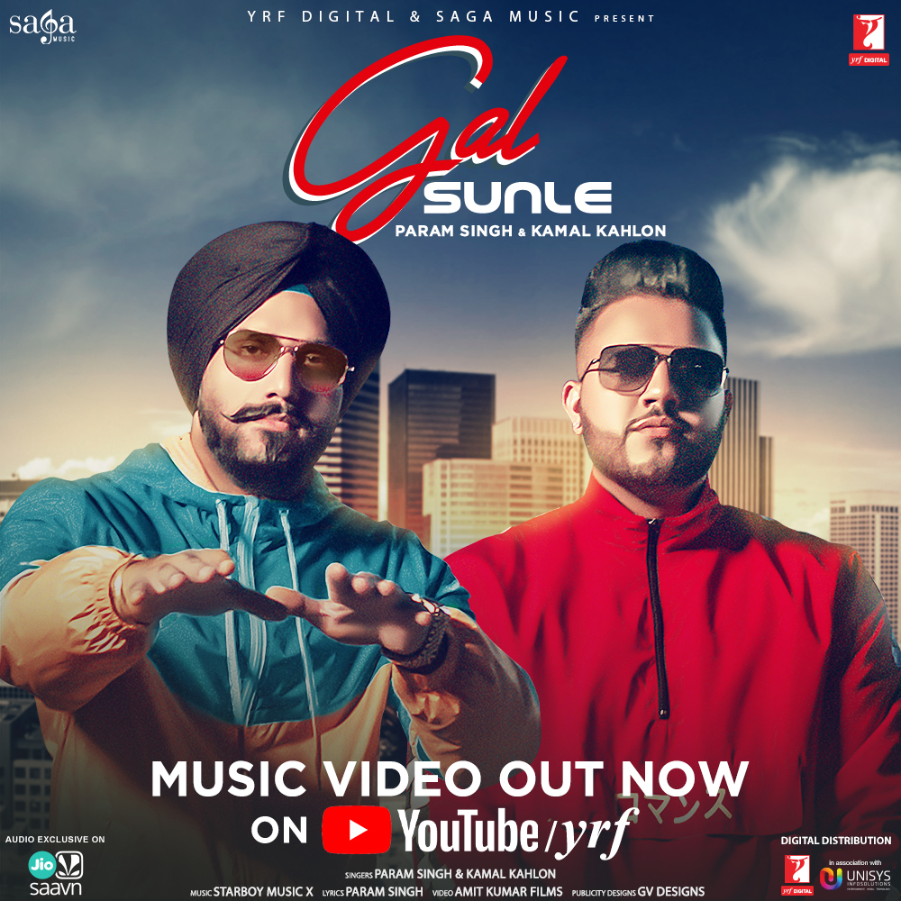 yrf's tweet photo. .@paramsinghmusic &amp; @Kamalkhalon: Meri Gal Ek Sunle 😎 
Everyone: On repeat: https://t.co/3NK5DEZYkj 
@Saga_Hits @Unisysinfo @JioSaavn #jiosaavnexclusive https://t.co/eO27DrPgrN