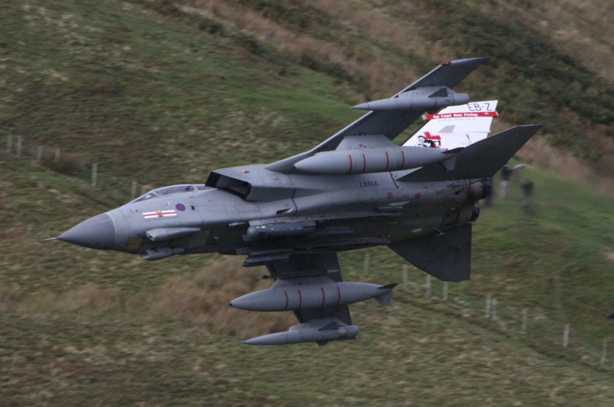 Funtera's tweet photo. A year ago today already, we said Farewell to the Mighty Fin. The UK skies just are not the same without RAF GR4's tearing them up #FINale #Tornado #GR4 @RAF_Marham @41RTES @tornadohq #MightyFin #MRCA https://t.co/TTwywtfL6d