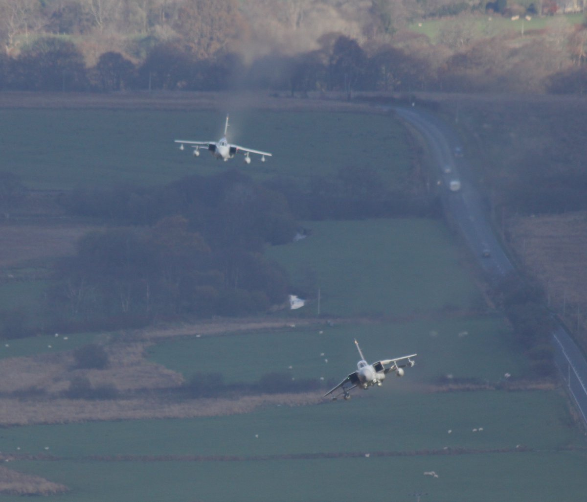 Funtera's tweet photo. A year ago today already, we said Farewell to the Mighty Fin. The UK skies just are not the same without RAF GR4's tearing them up #FINale #Tornado #GR4 @RAF_Marham @41RTES @tornadohq #MightyFin #MRCA https://t.co/TTwywtfL6d