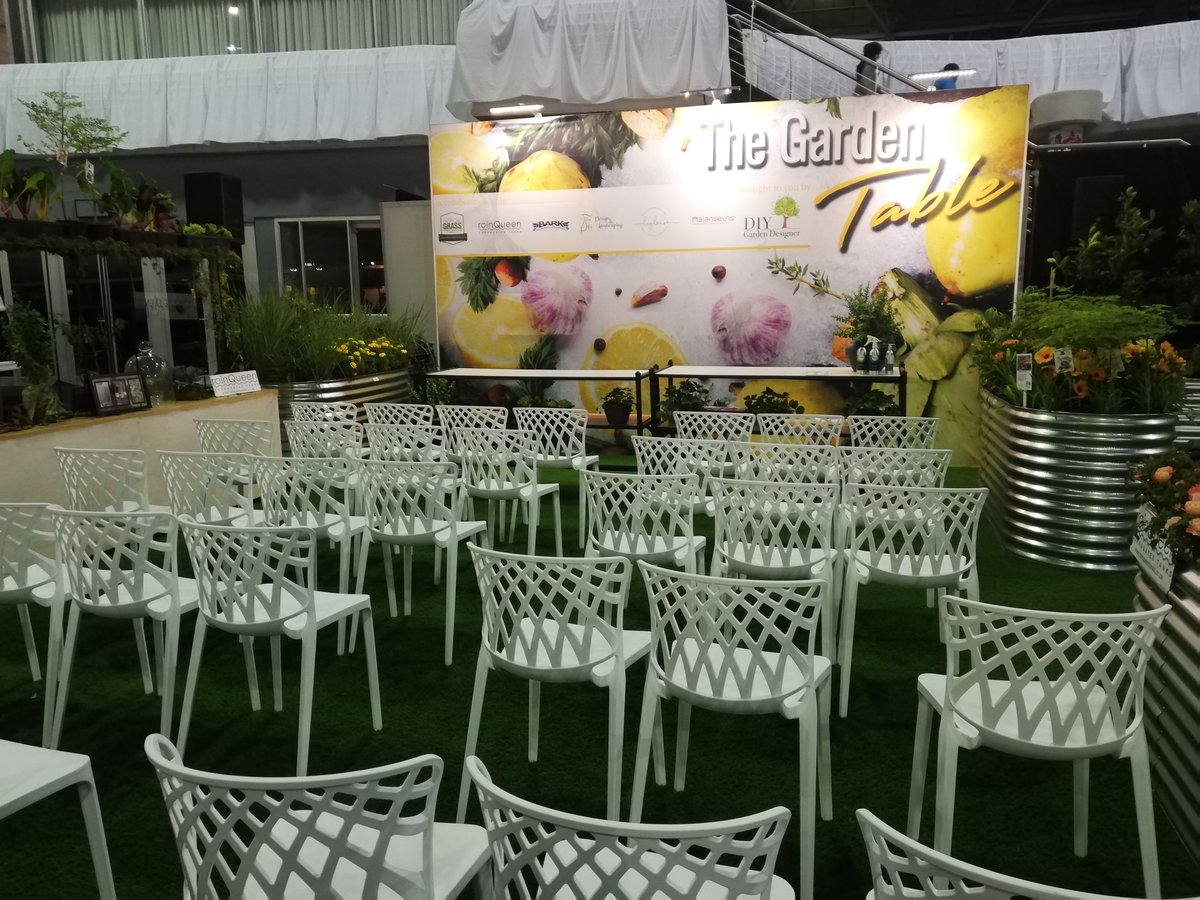 InspireRentals's tweet photo. We're at @SAHomemakers this week, until Sunday afternoon. 
Pop in and come visit us at our stand. Be sure to also pull up a seat at the Garden Table Show 😉 

#homemakers #homemakersexpo #HMexpo #inhabit2020 #exhibition #home #renovations #inspire #inspirefurniture #getinspired https://t.co/NWNxl811EU