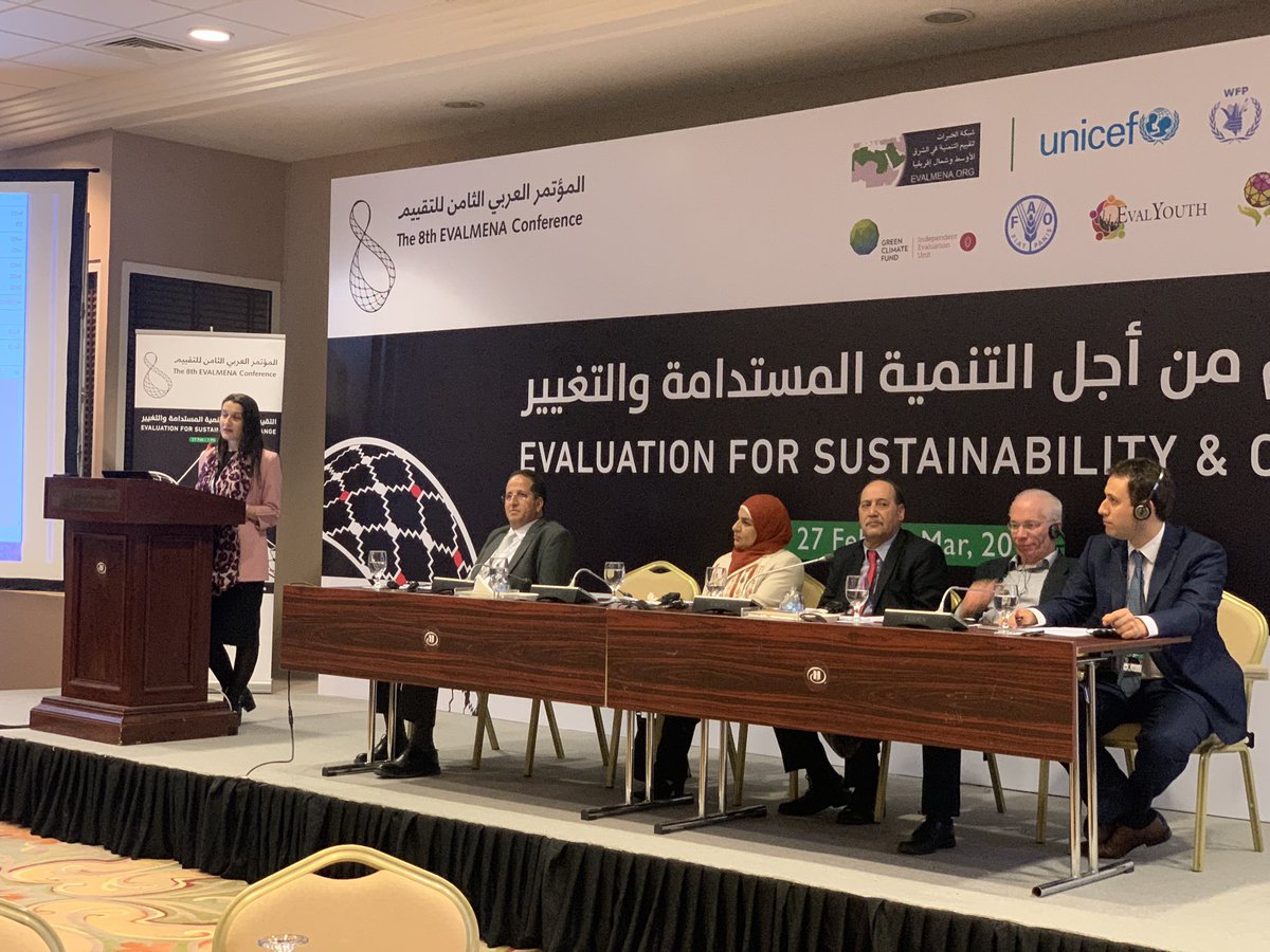 Sawsan_AlZatari's tweet photo. @AbeerHakouz speaking at the opening of the #EvalMENA2020 conference as president of #EvalJo. #eval_mena #pal_eval https://t.co/PMIvFnn7eh