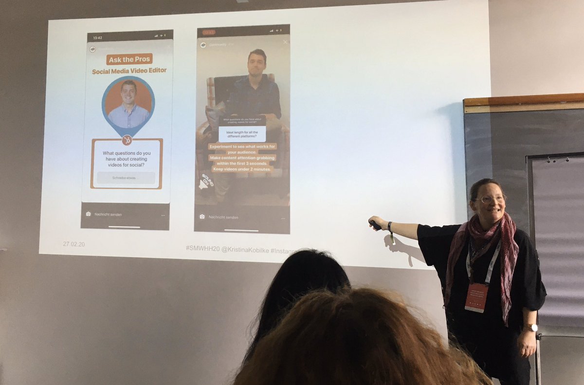 Allein dafür hat sich das Kommen gelohnt: super Sessions zu #Instagram und #Podcasts danke an <a href="/KristinaKobilke/">Kristina Kobilke</a> und Jan Schleifer für die hilfreichen Tipps #SMWHH20