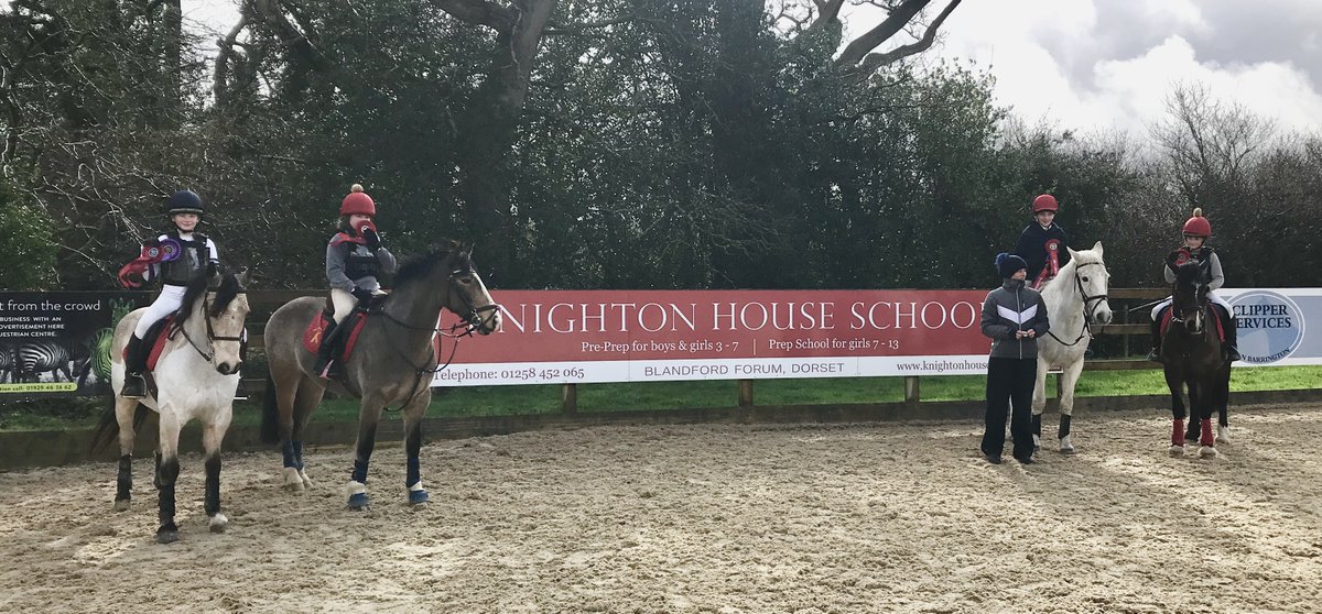 BryanstonPrep's tweet photo. What an amazing end to the February half term holidays, with the some of the equestrian Teams from Knighton House gaining lots of experience and top results at the #EventersChallenge at Moreton Equestrian Centre – a mix of #ShowJumping and #CrossCountryfences. Well done girls! https://t.co/emRtRWSUZX