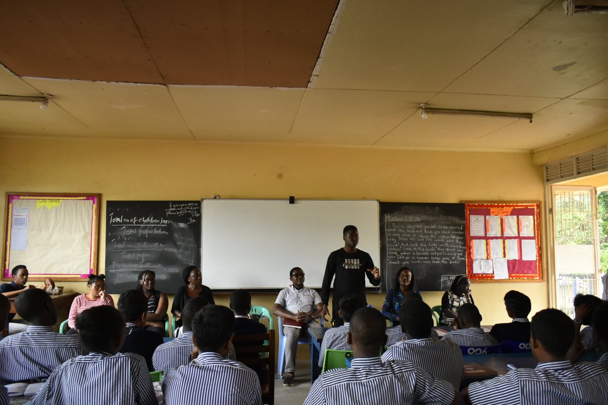 GHOSAUG's tweet photo. S.5 Orientation happening now Greenhill Academy Uganda Secondary. #IAmGreenhill #GHOSA team led by Jonathan the Chairman Executive Committee. https://t.co/qsTC1eR9tE