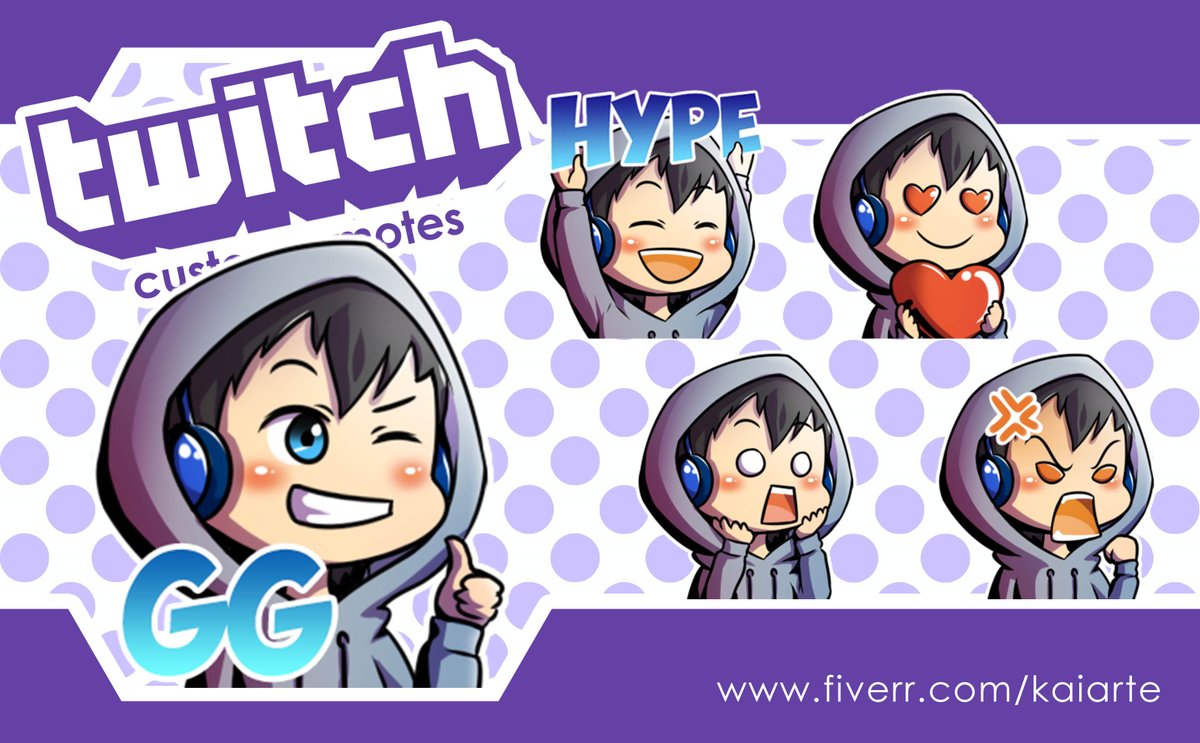 Cubbae's tweet image. Pleased to announce new emotes for those who subscribe to my twitch at twitch.tv/cubbae!! Thanks to fiverr.com/kaiarte ❤️
