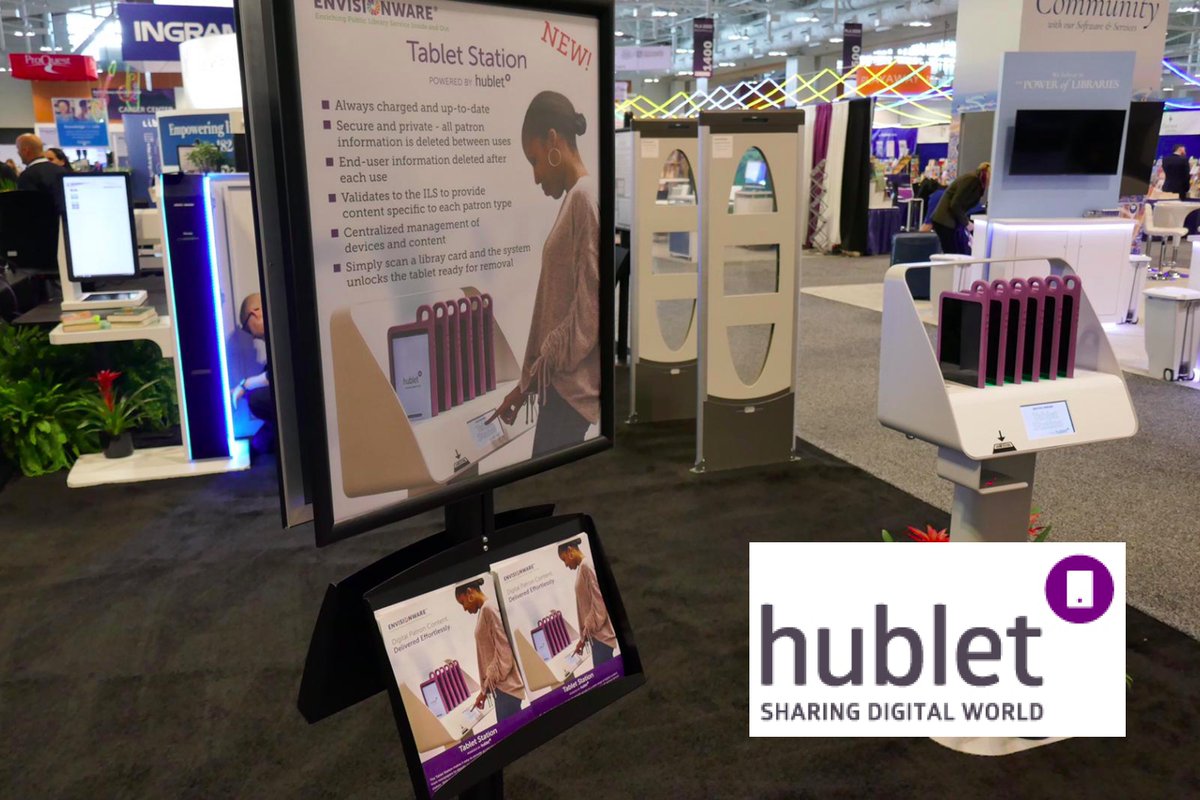 TheHublet's tweet photo. Are you at PLA 2020 Conference in the US?
Come by to @Envisionware  booth to know more about Hublet Solution - an innovation that can improve library services and increase the use of digital content. @envisionware
 
#hubletsolution #PLA2020 #conference #usa #library #saas https://t.co/ocdEDdQK3c