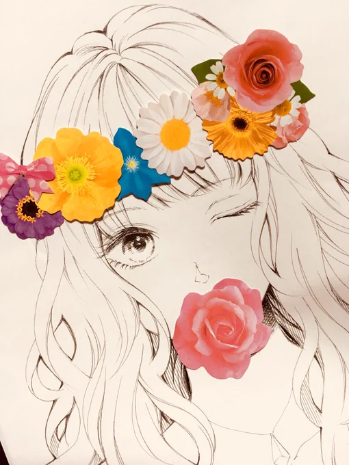 #ぼりぃペーパー
Vol.5描いてます?✍️✨
花とか春の話???❤️ 