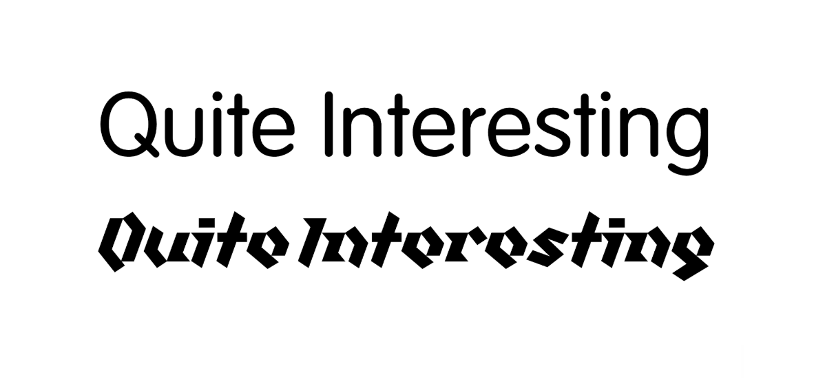 Looking at curved or symmetrical typefaces (e.g. VAG Rounded) while eating jellybeans makes them taste sweeter, and angular typefaces (e.g. Klute) make them taste more sour.