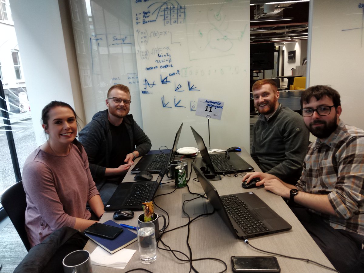 automatedintel's tweet image. This week, four of our engineers attended #MicrosoftHack at the @Microsoft Reactor, London. During the hack, they worked on a solution to discover clusters of related data amongst documents. A fantastic event and some great outcomes - thanks for having us @MicrosoftUK!