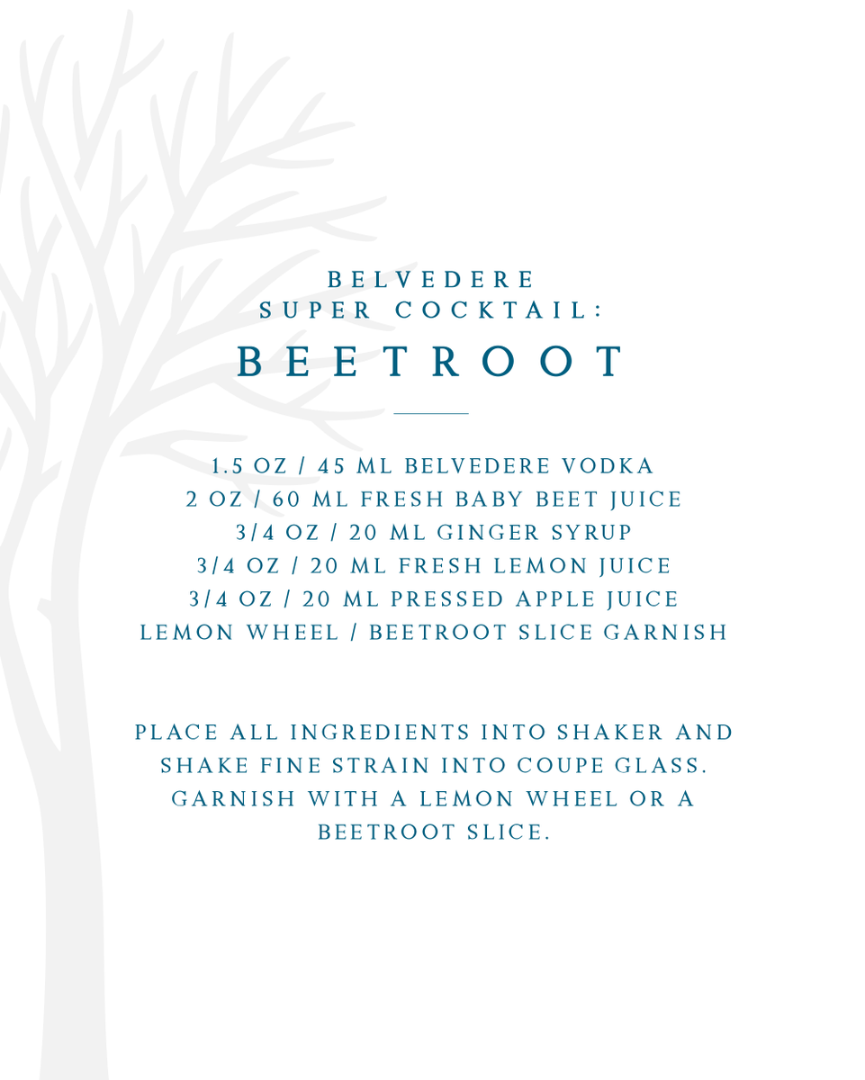 Warm up your Friday with a delicious combo of beetroot, apple, and ginger spice.
Check out the recipe!

Enjoy drinking responsibly.