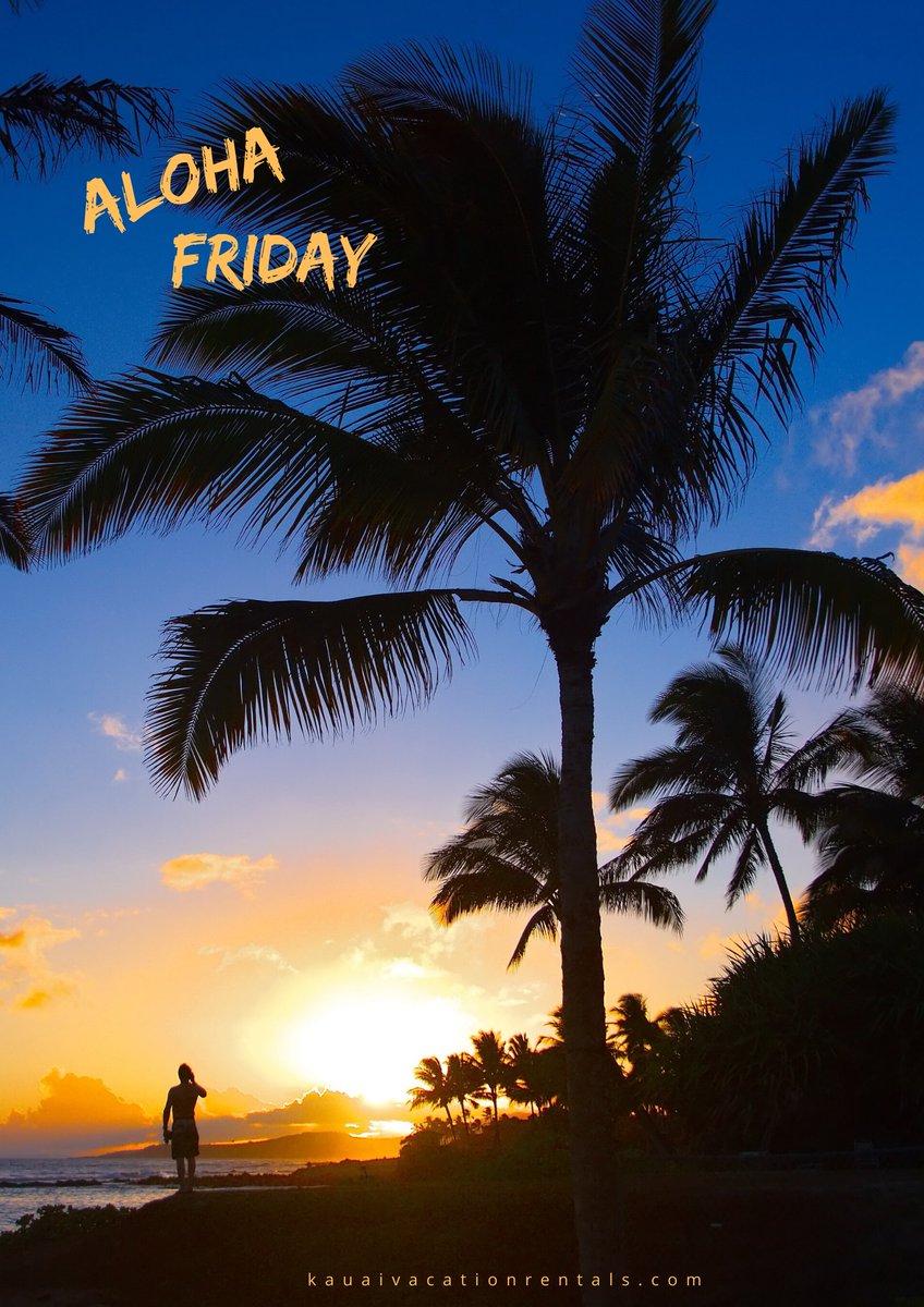 Aloha Friday! 🌴
“I want to vacation so long, I forget all my passwords.” 
Come stay with us (and forget all your passwords!).

#alohafriday #FridayThoughts #vacation #vacationrental #beach #surf #relax #palmtrees #Kauai #Hawaii