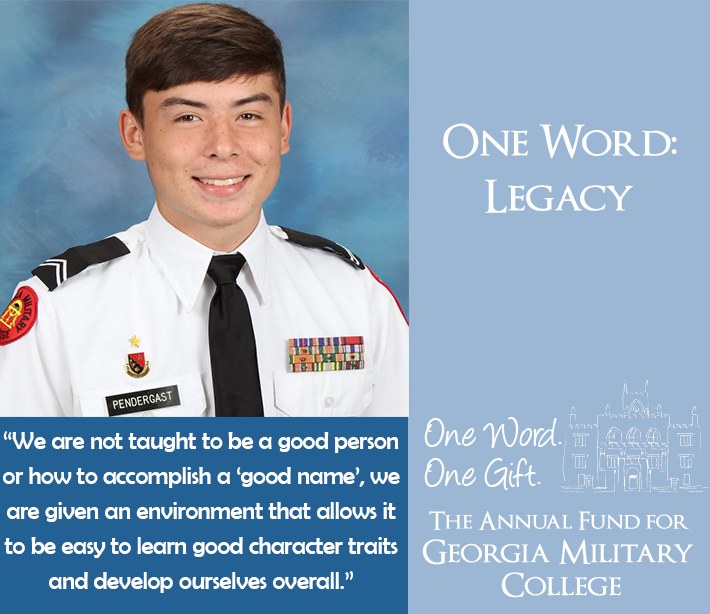 Have you ever thought about the real meaning of the word "legacy?" GMC Prep Cadet Whit Pendergast pondered the importance of the word legacy in this week's Word of the Week essay. Check it out here: alumni.gmc.edu/community-hubs…