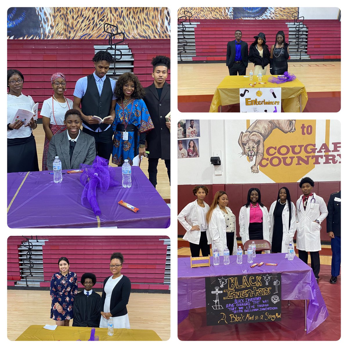 Principal_Fiske's tweet photo. ⁦@CreekMagnet⁩ teacher Ms. Kellem and her students enriching our students as they journey through our #BlackHistoryMonth Wax Museum.  #BeCreek #ChooseCreek https://t.co/SHUhGDEFC2