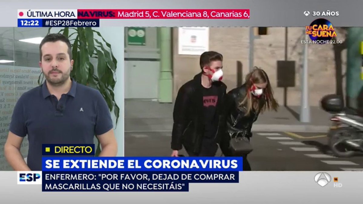 EspejoPublico's tweet photo. .@EnfrmraSaturada, sobre el coronavirus: "Con las ETS, condón no, pero la mascarilla que no falte" ► https://t.co/dPs5sDXplD https://t.co/vY7GIda38b