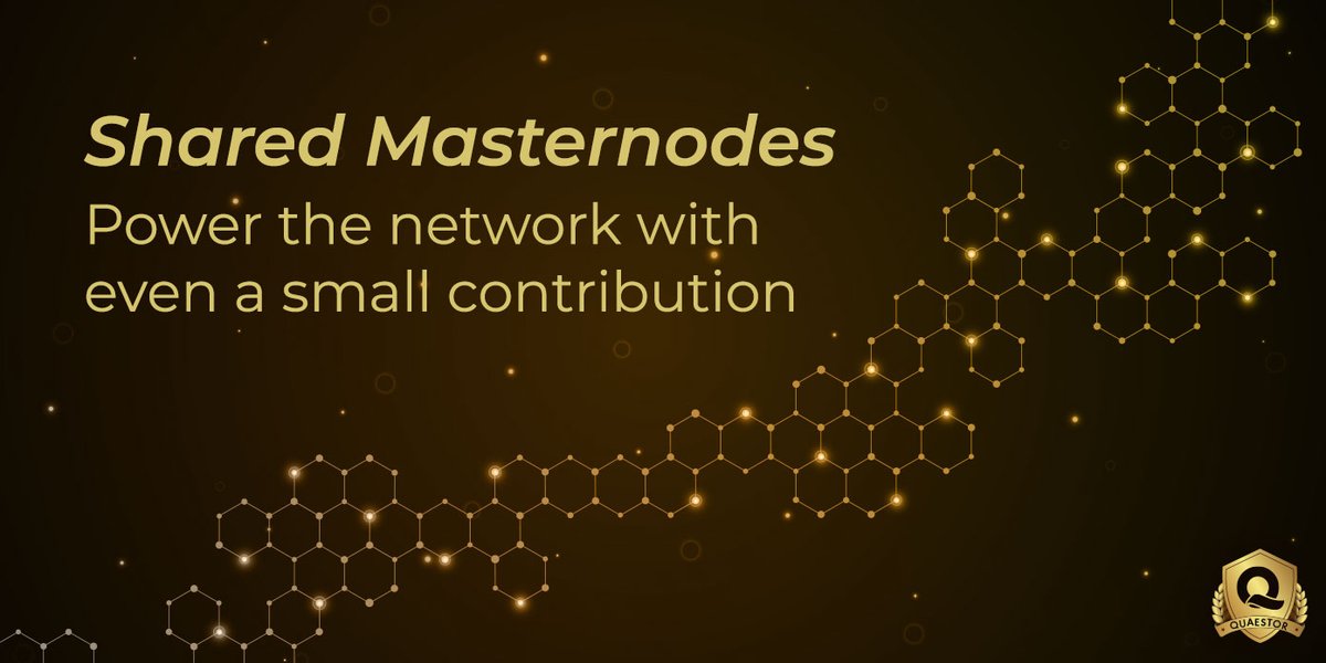 Manage your coins fully and power the network even with a percentage of your coins. With Quaestor's shared #masternodes service, you have the advantage of a full masternode with less collateral.
quaestor.io/clickit
#SharedMasternodes #Clickit #QuaestorSolutions