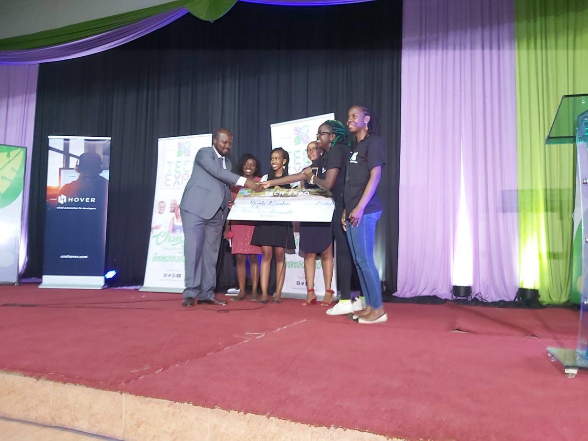 Theo_mwangi's tweet photo. The #NyweleNyumbani team walishinda the people's choice awards juu Qualis waliwin the whole #TechExpo10 thing https://t.co/FJpimWlbqs